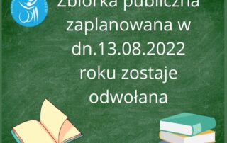 Odwołanie zbiórki publicznej